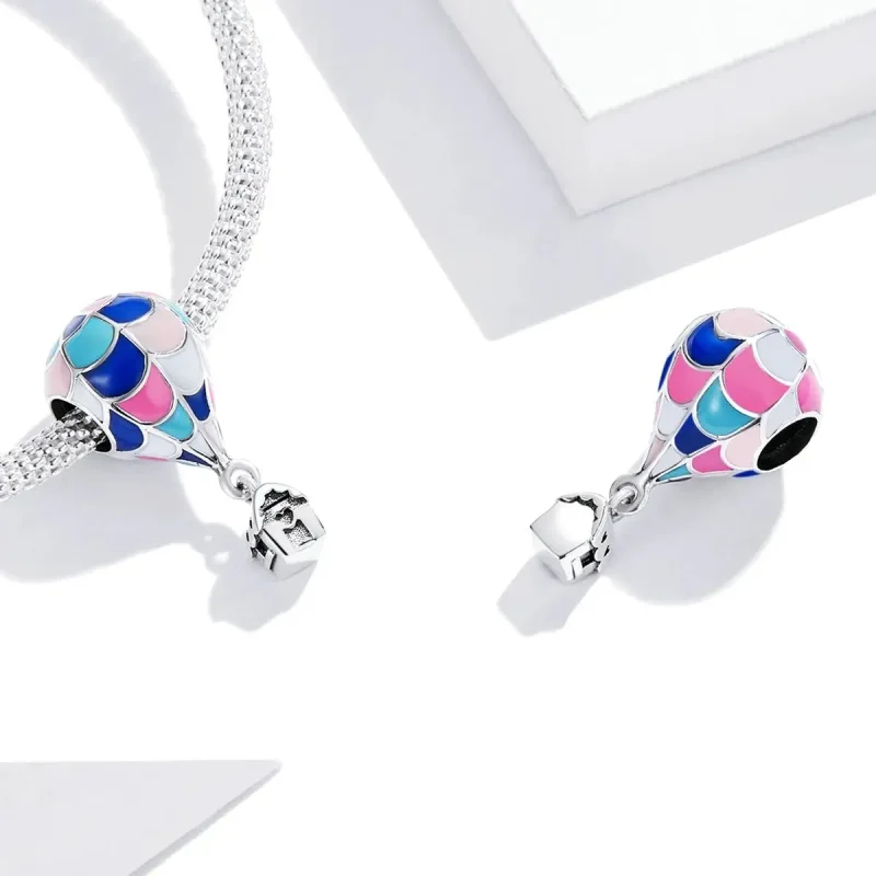 (zdjęcie do) Charms Typu Pandora Wymarzony balon na ogrzane powietrze - BSC545 - Wyświetl 4