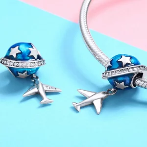 Charms Typu Pandora Wymarzony samolot do podróży - SCC887
