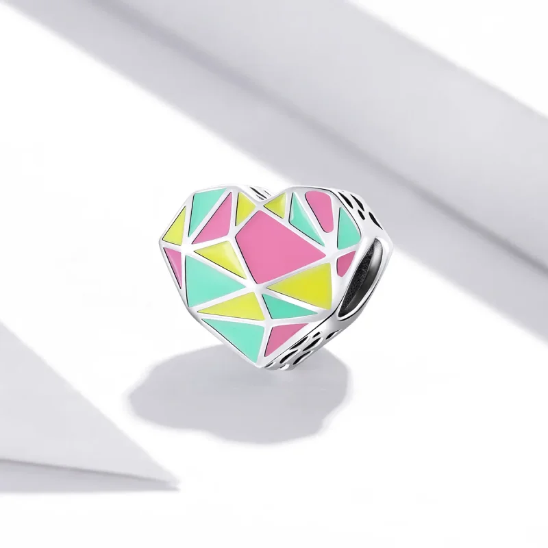 (zdjęcie do) Charms Typu Pandora Wzory geometryczne - SCC1761 - Wyświetl 2