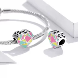 Charms Typu Pandora Wzory geometryczne - SCC1761