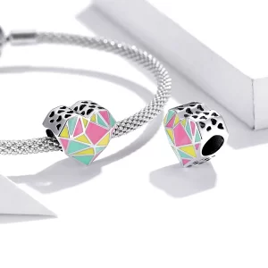 Charms Typu Pandora Wzory geometryczne - SCC1761