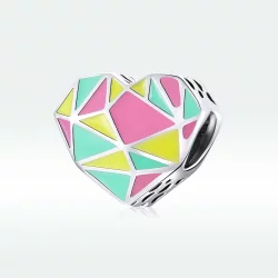 Charms Typu Pandora Wzory geometryczne - SCC1761
