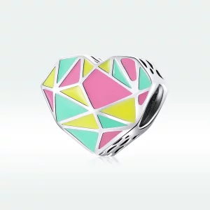 Charms Typu Pandora Wzory geometryczne - SCC1761