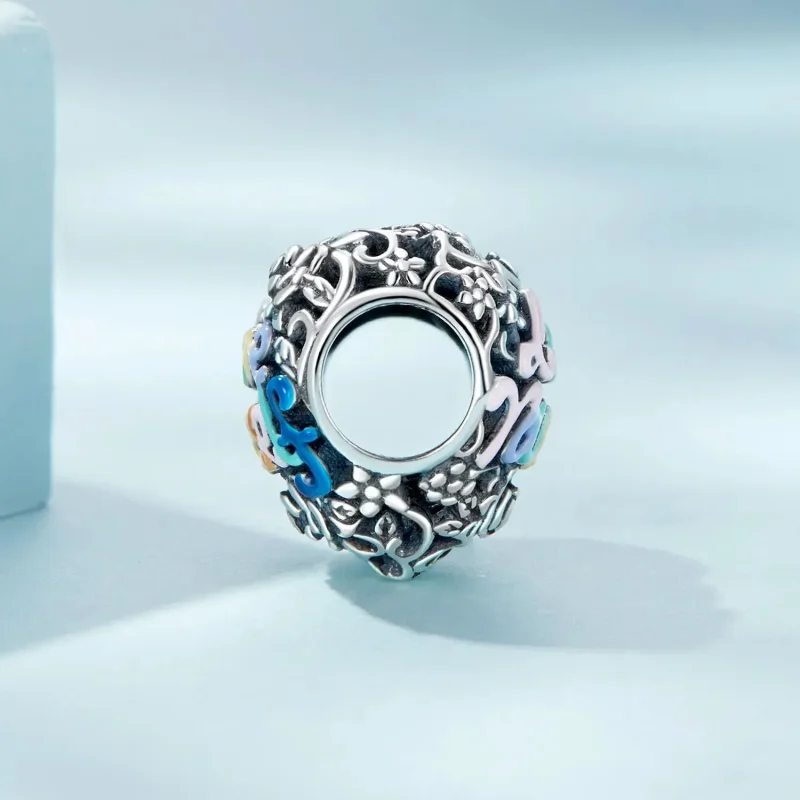 (zdjęcie do) Charms Typu Pandora wzór serca - SCC2354 - Wyświetl 3
