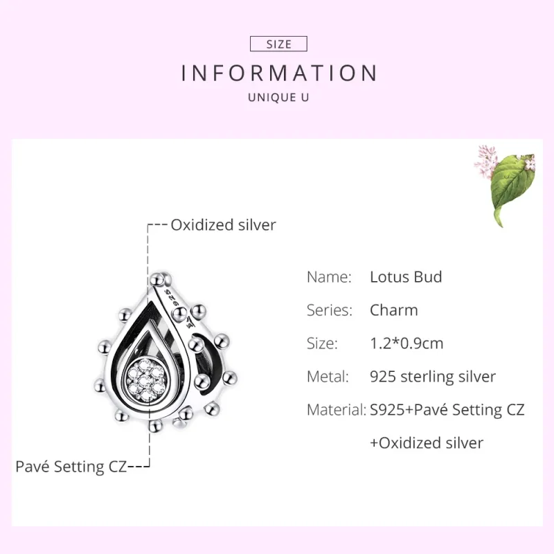 (zdjęcie do) Charms Typu Pandora Łza - SCC1723 - Wyświetl 7