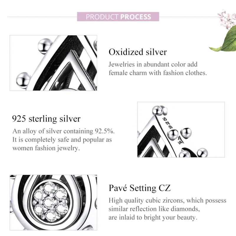 (zdjęcie do) Charms Typu Pandora Łza - SCC1723 - Wyświetl 8