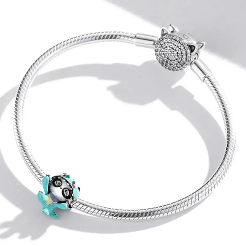 (zdjęcie do) Charms Typu Pandora Zabawna panda - SCC1933 - Wyświetl 3