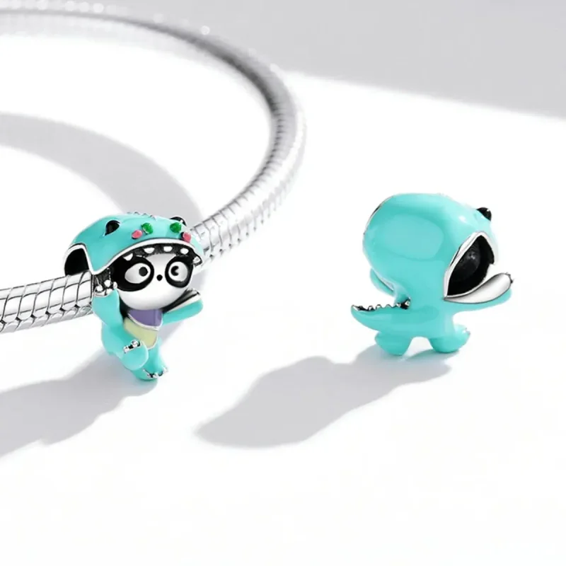(zdjęcie do) Charms Typu Pandora Zabawna panda - SCC1933 - Wyświetl 4