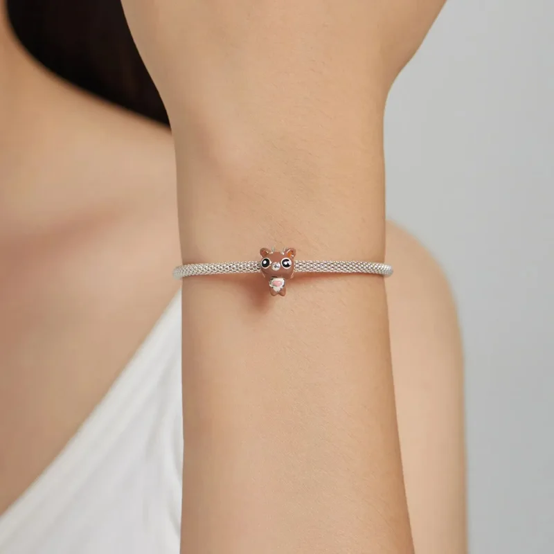 (zdjęcie do) Charms Typu Pandora zabawny jeleń - SCC1934 - Wyświetl 5