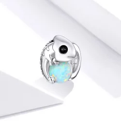 Charms Typu Pandora zabawny kameleon - BSC254