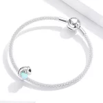 Charms Typu Pandora zabawny kameleon - BSC254