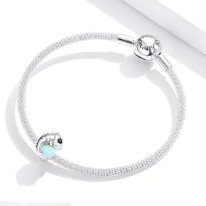 Charms Typu Pandora zabawny kameleon - BSC254