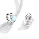 Charms Typu Pandora zabawny kameleon - BSC254