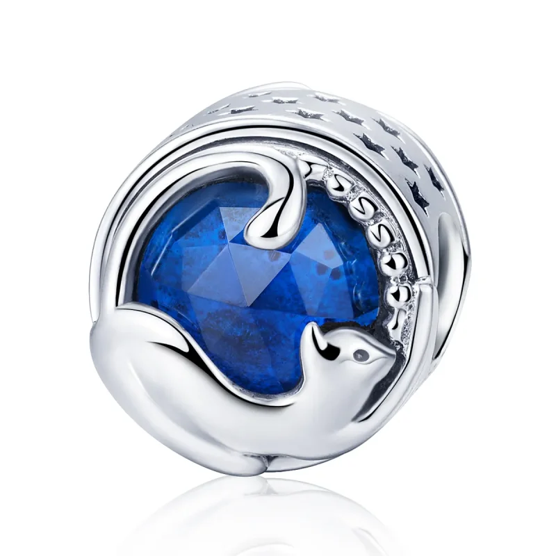 (zdjęcie do) Charms Typu Pandora Zabawny kot - SCC708