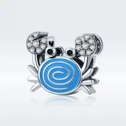 Charms Typu Pandora zabawny krab - SCC682