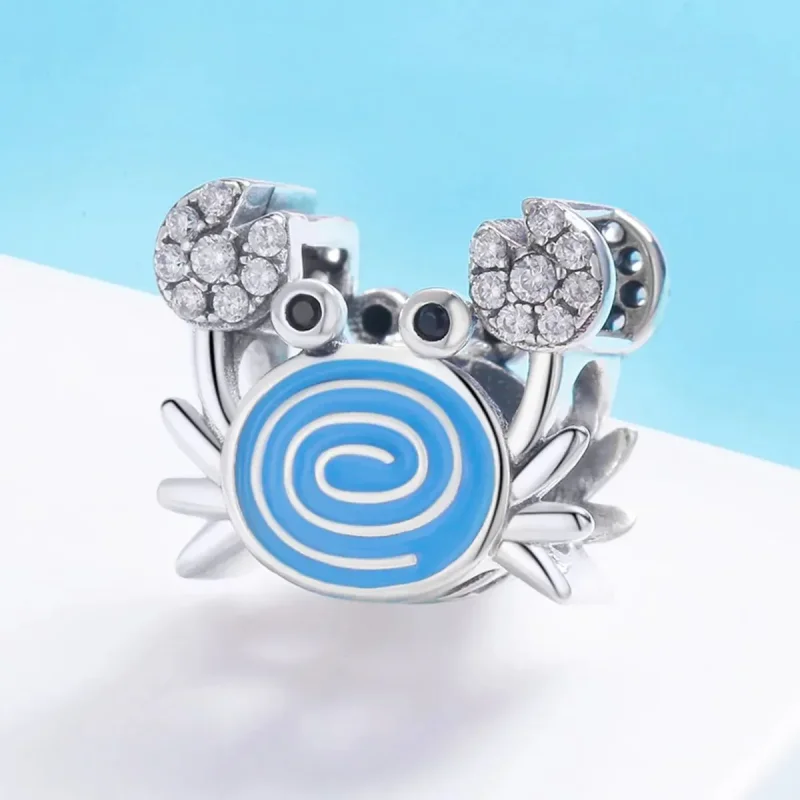 (zdjęcie do) Charms Typu Pandora zabawny krab - SCC682 - Wyświetl 3