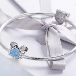Charms Typu Pandora zabawny krab - SCC682