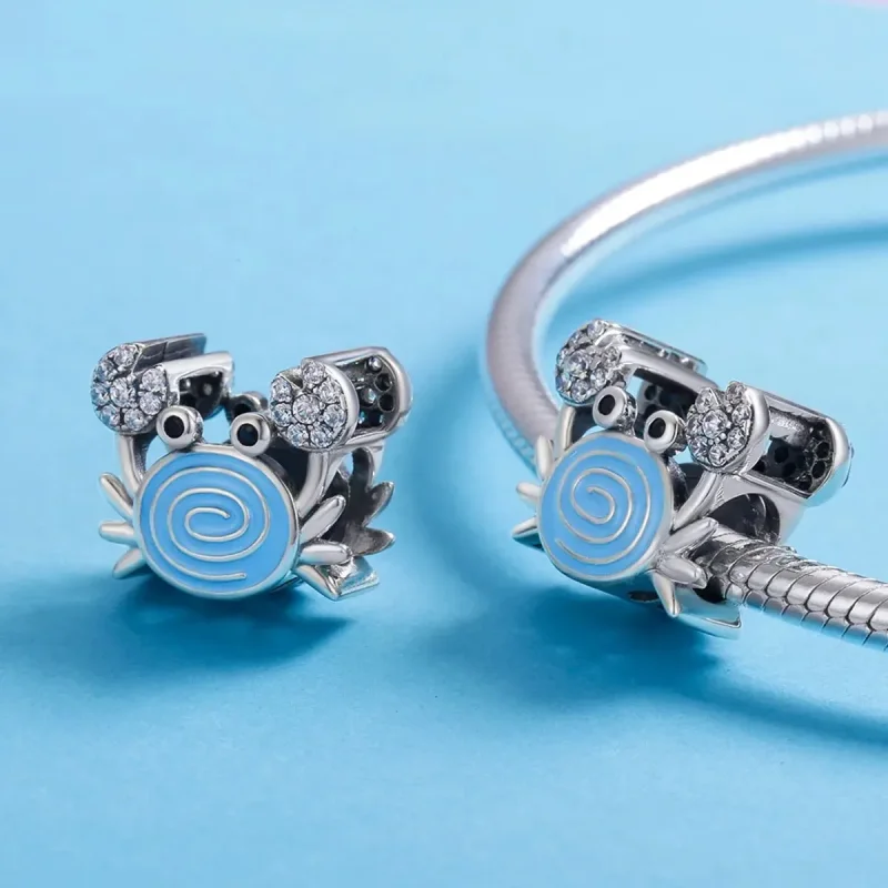 (zdjęcie do) Charms Typu Pandora zabawny krab - SCC682 - Wyświetl 5