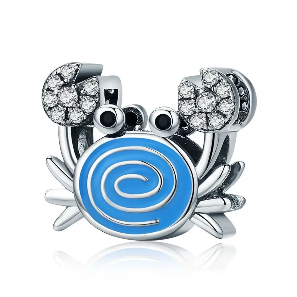 Charms Typu Pandora zabawny krab - SCC682