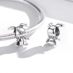 Charms Typu Pandora Zabawny Królik - SCC1867