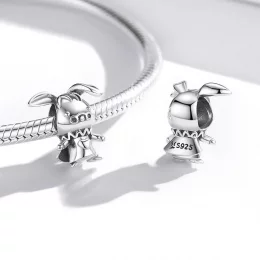 Charms Typu Pandora Zabawny Królik - SCC1867