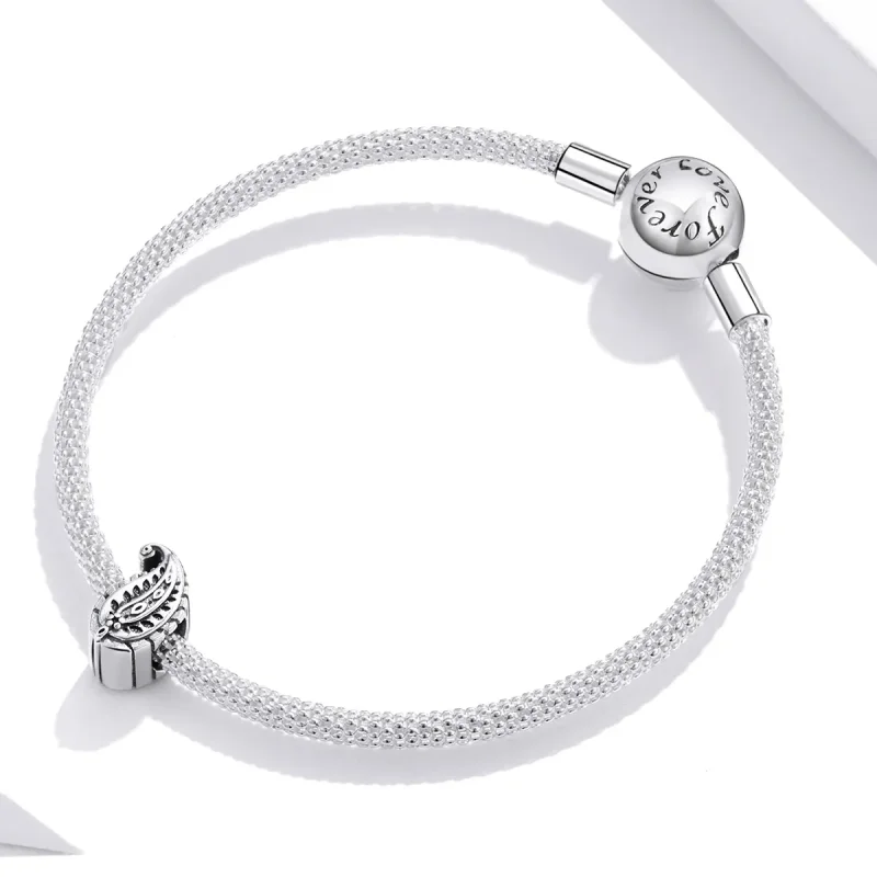 (zdjęcie do) Charms Typu Pandora Zabytkowe liście - SCC1824 - Wyświetl 3