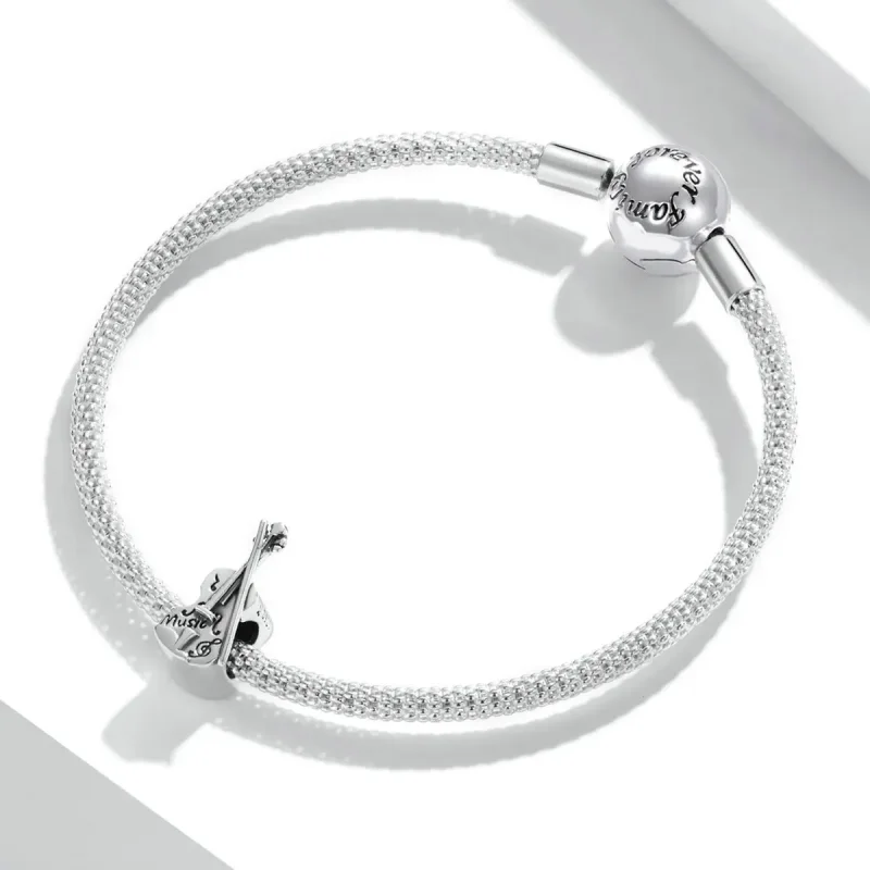 (zdjęcie do) Charms Typu Pandora Zabytkowe skrzypce - SCC2077 - Wyświetl 3