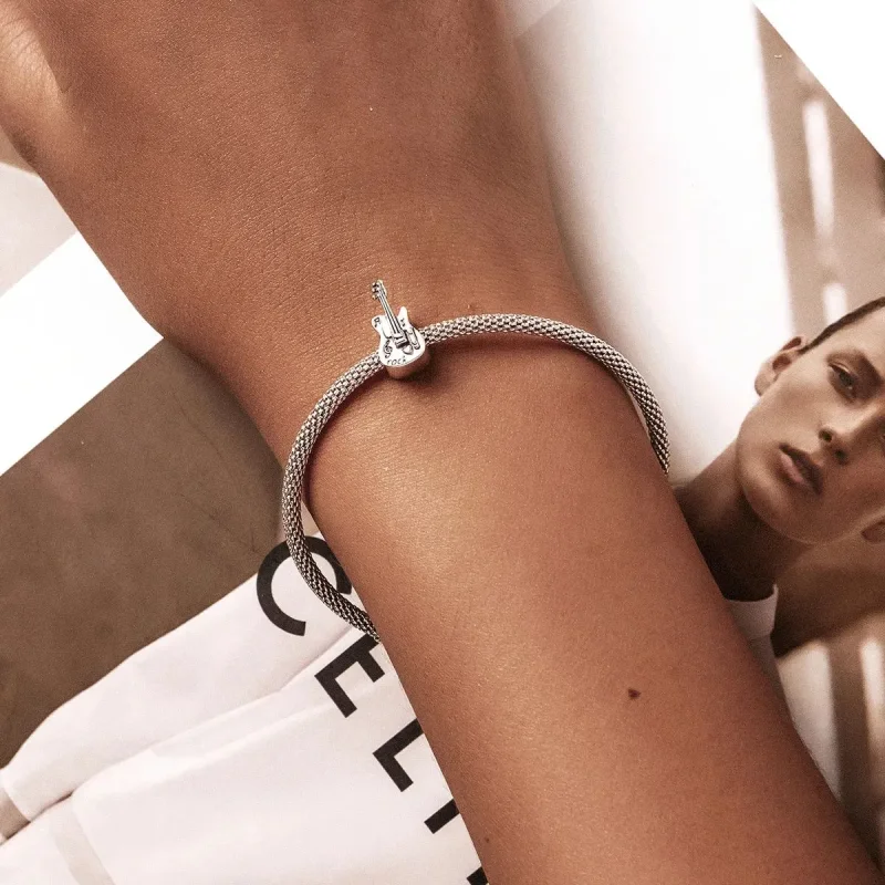 (zdjęcie do) Charms Typu Pandora Zabytkowy bas - SCC2076 - Wyświetl 5