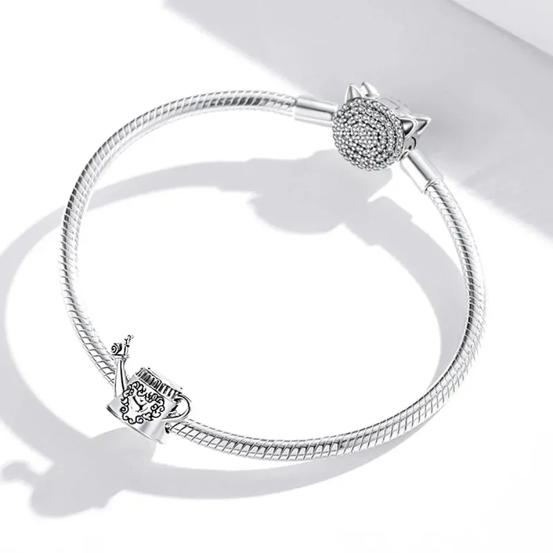 (zdjęcie do) Charms Typu Pandora Zabytkowy Czajnik - SCC1923 - Wyświetl 3