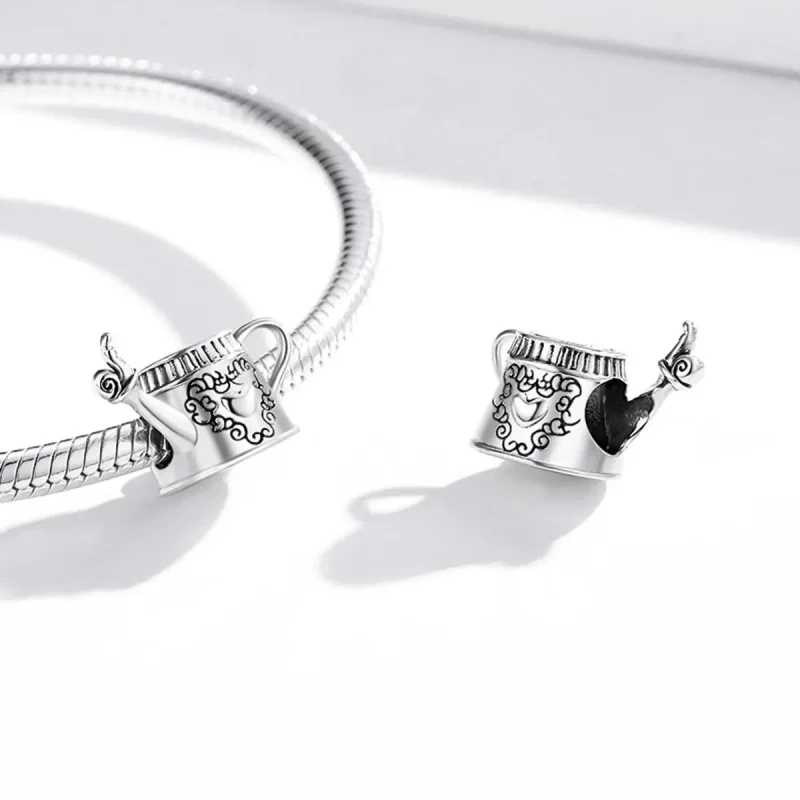 (zdjęcie do) Charms Typu Pandora Zabytkowy Czajnik - SCC1923 - Wyświetl 4