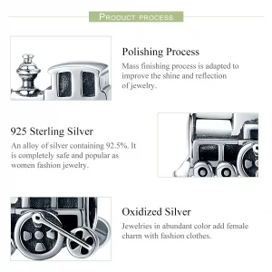 Charms Typu Pandora Zabytkowy pociąg - SCC507