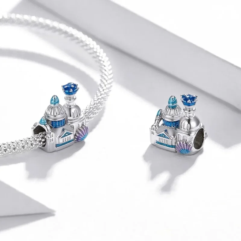 (zdjęcie do) Charms Typu Pandora Zamek fantazji - BSC432 - Wyświetl 4