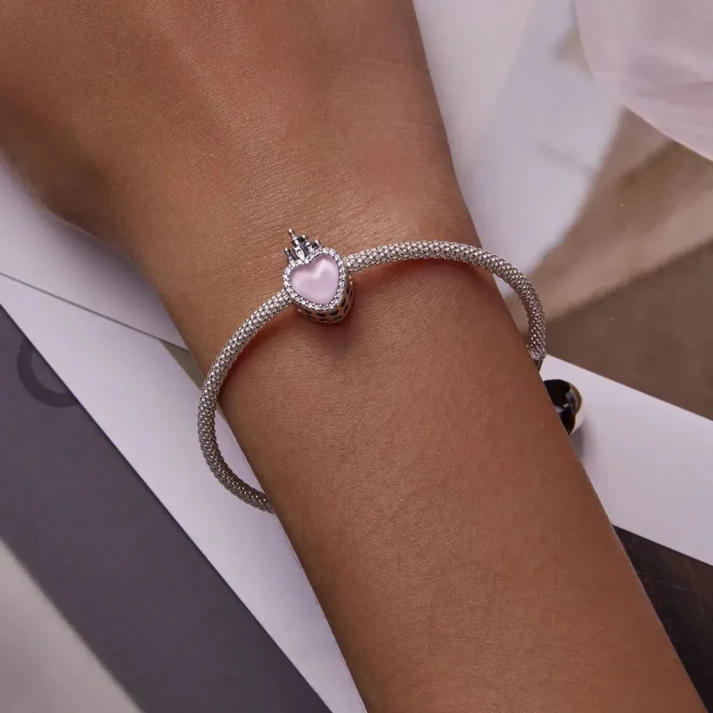 (zdjęcie do) Charms Typu Pandora Zamek miłości - SCC2207 - Wyświetl 6