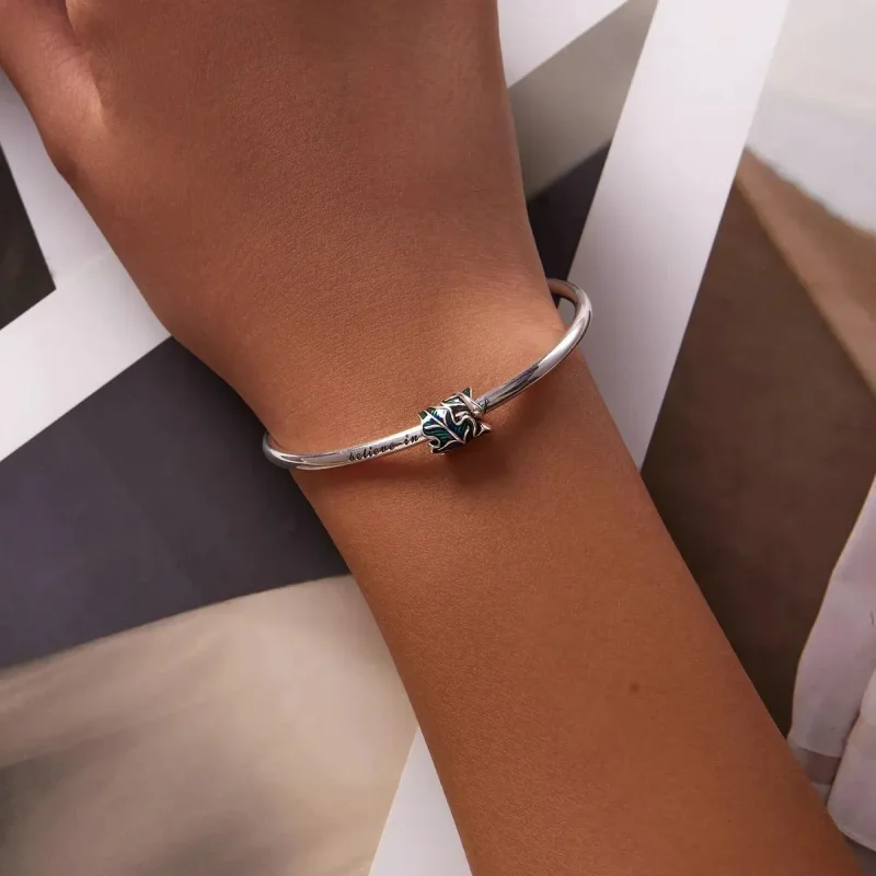 (zdjęcie do) Charms Typu Pandora Zielone liście - SCC2175 - Wyświetl 5