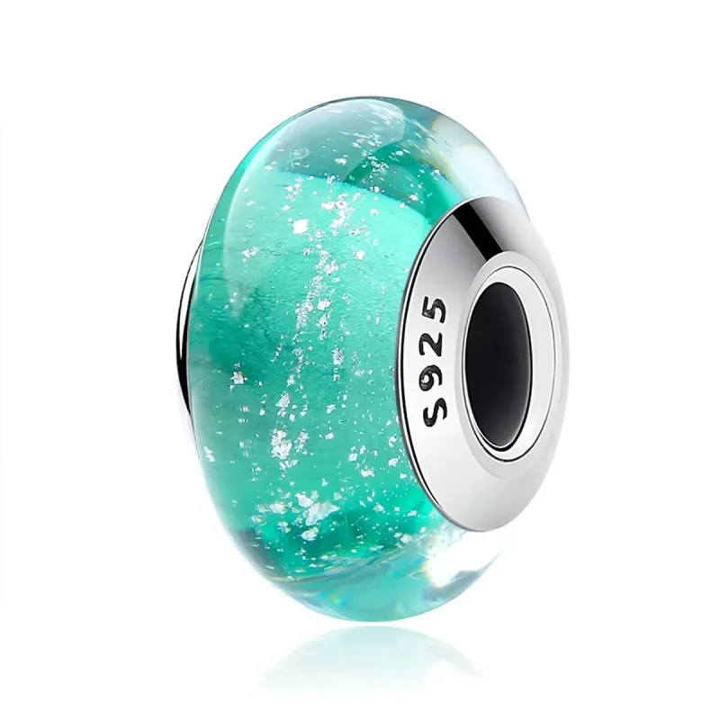 (zdjęcie do) Charms Typu Pandora Zielone szkło Murano - SCZ021 - Wyświetl 2