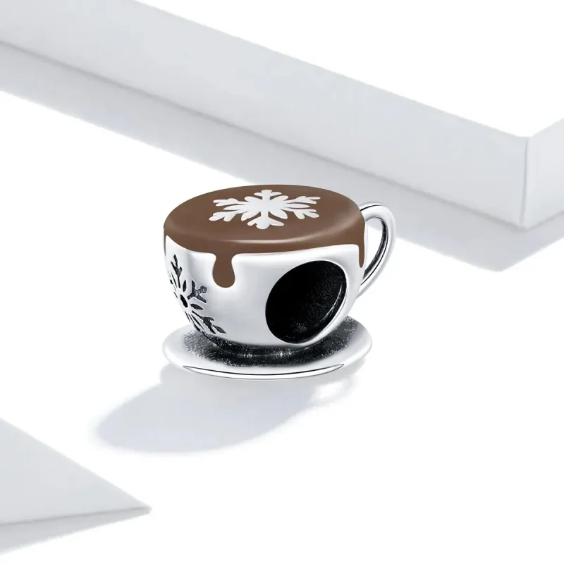 (zdjęcie do) Charms Typu Pandora Zimowa kawa - BSC361 - Wyświetl 2