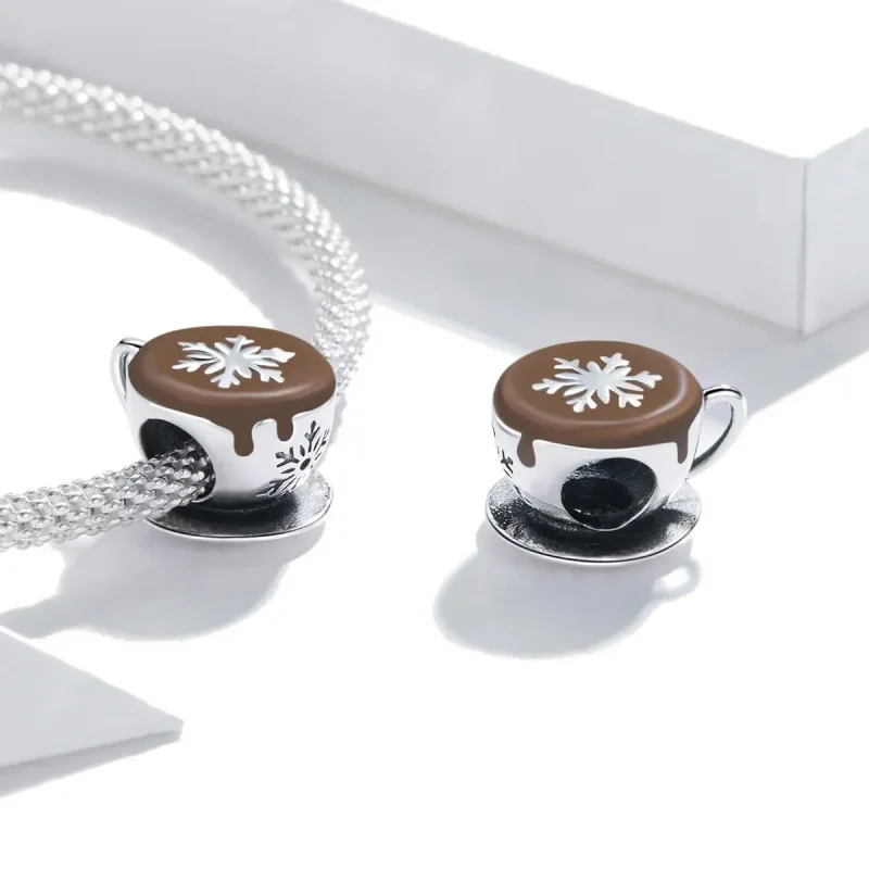 (zdjęcie do) Charms Typu Pandora Zimowa kawa - BSC361 - Wyświetl 4