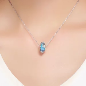 Charms Typu Pandora Zimowe mrożone płatki śniegu - SCC862