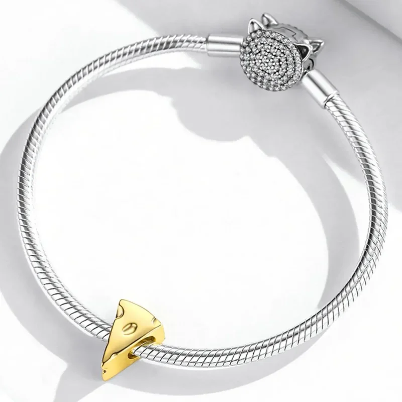 (zdjęcie do) Charms Typu Pandora Złoty ser - SCC2016 - Wyświetl 3