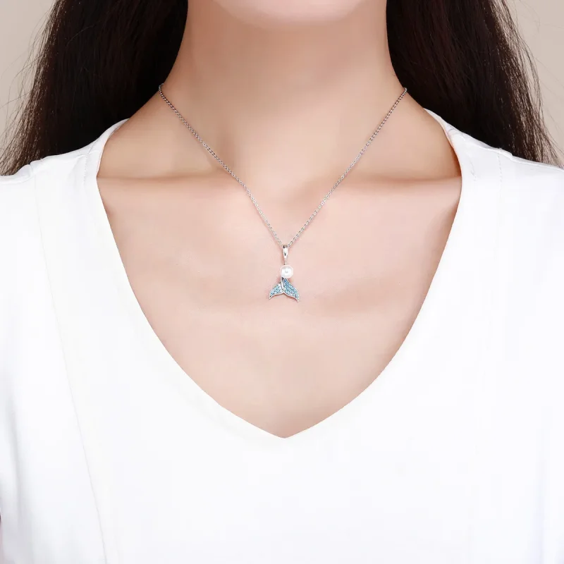 (zdjęcie do) Charms Typu Pandora Zroszony Ogon Syrenki - SCC877 - Wyświetl 5