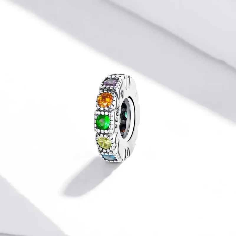 (zdjęcie do) Separator Typu Pandora Tęczowy Kamień - BSC473 - Wyświetl 2