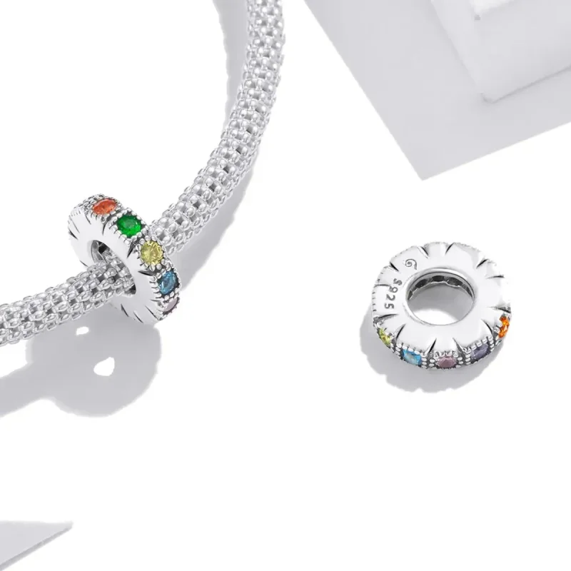 (zdjęcie do) Separator Typu Pandora Tęczowy Kamień - BSC473 - Wyświetl 4
