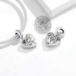 Zawieszka Typu Pandora 100 języków kocham cię - SCC1307