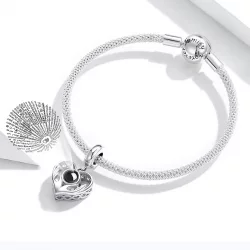 Zawieszka Typu Pandora 100 języków kocham cię - SCC1307