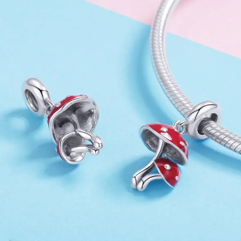 (zdjęcie do) Zawieszka Typu Pandora Grzyb - SCC1060 - Wyświetl 4