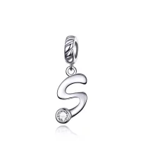 Zawieszka Typu Pandora Litera S - SCC1183-S