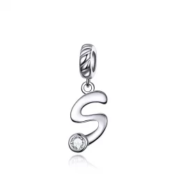 Zawieszka Typu Pandora Litera S - SCC1183-S