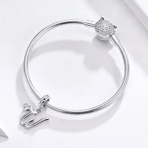 Zawieszka Typu Pandora Litera w - SCC1183-W