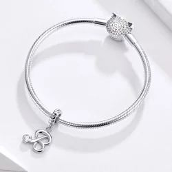 Zawieszka Typu Pandora Literka B - SCC1183-B