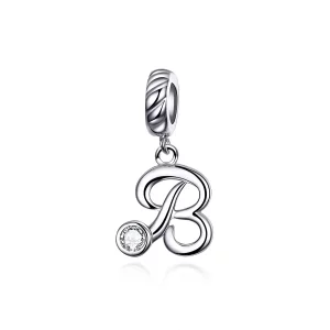 Zawieszka Typu Pandora Literka B - SCC1183-B